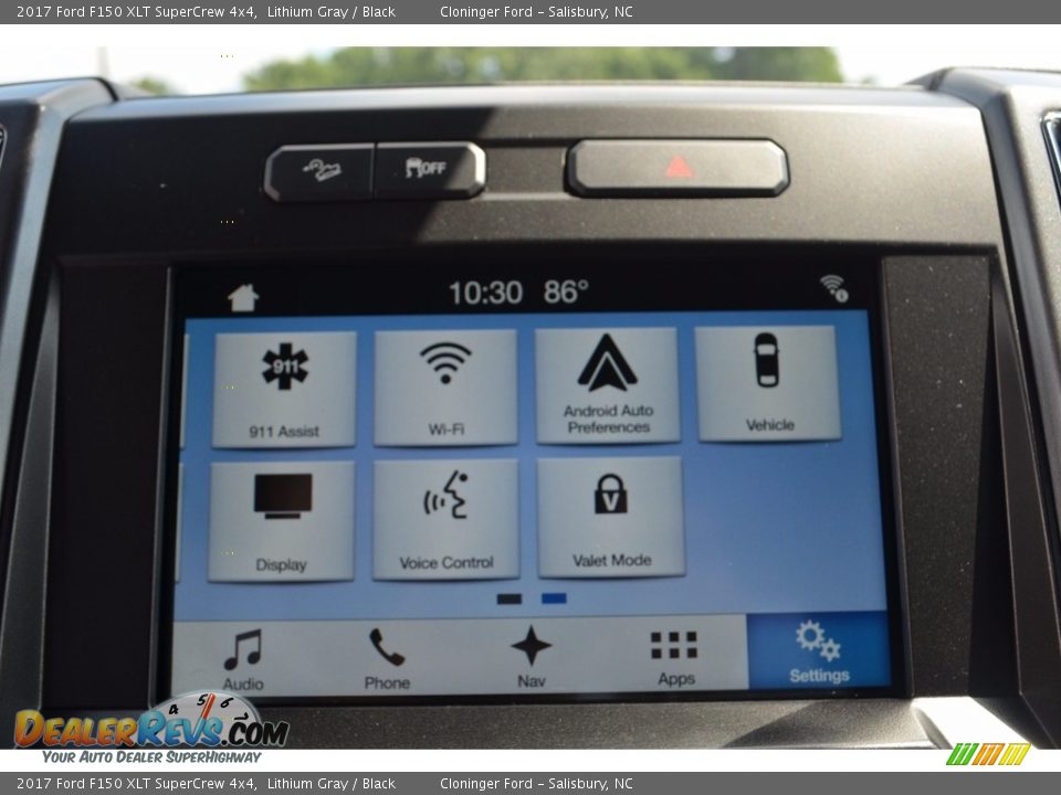 2017 Ford F150 XLT SuperCrew 4x4 Lithium Gray / Black Photo #13