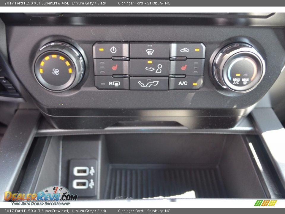 2017 Ford F150 XLT SuperCrew 4x4 Lithium Gray / Black Photo #16