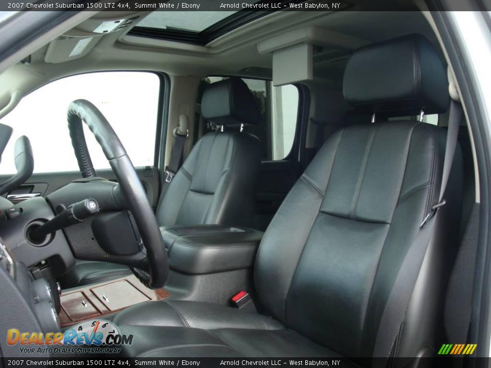 2007 Chevrolet Suburban 1500 LTZ 4x4 Summit White / Ebony Photo #9