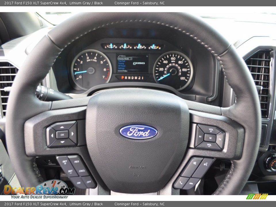 2017 Ford F150 XLT SuperCrew 4x4 Lithium Gray / Black Photo #21