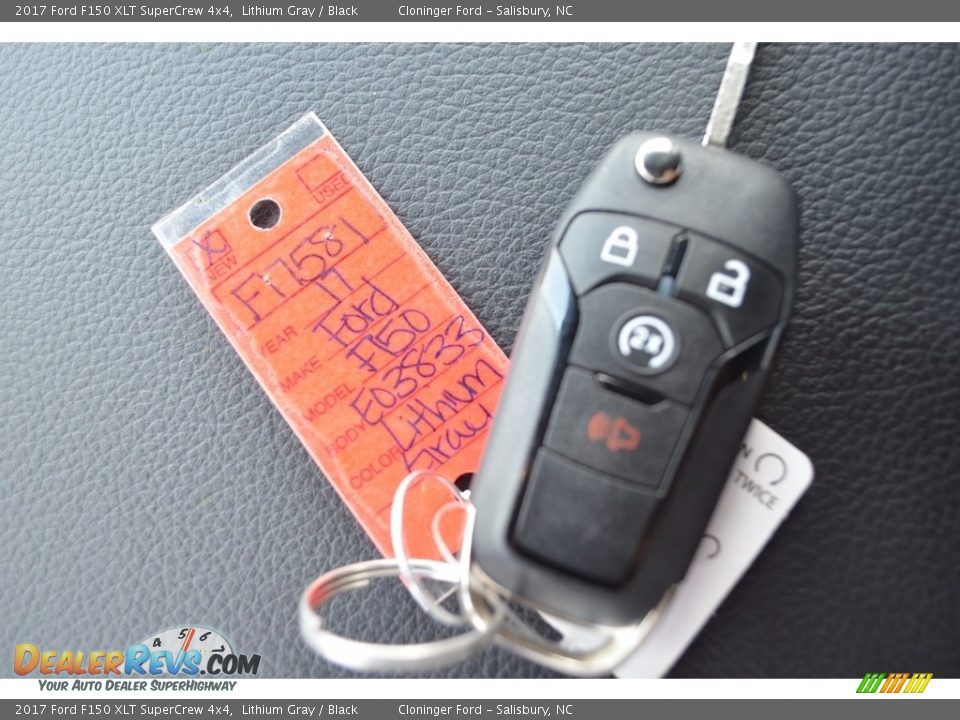 2017 Ford F150 XLT SuperCrew 4x4 Lithium Gray / Black Photo #23