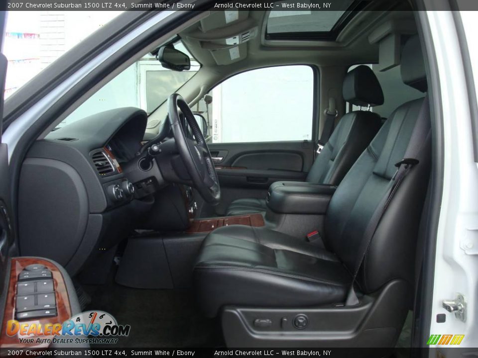 2007 Chevrolet Suburban 1500 LTZ 4x4 Summit White / Ebony Photo #10