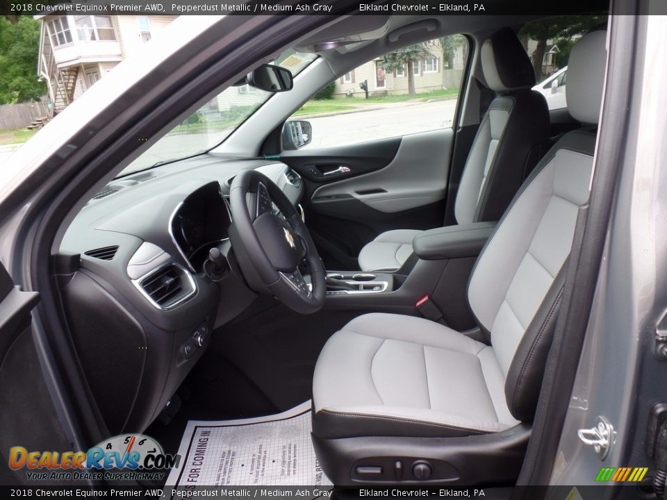 Medium Ash Gray Interior - 2018 Chevrolet Equinox Premier AWD Photo #16