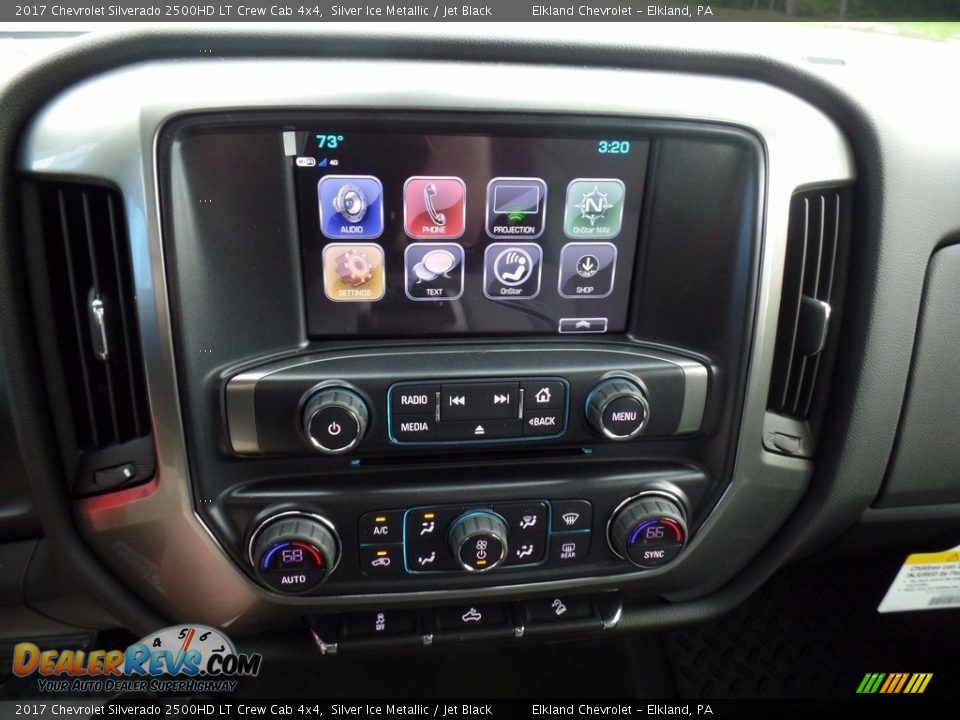 2017 Chevrolet Silverado 2500HD LT Crew Cab 4x4 Silver Ice Metallic / Jet Black Photo #29