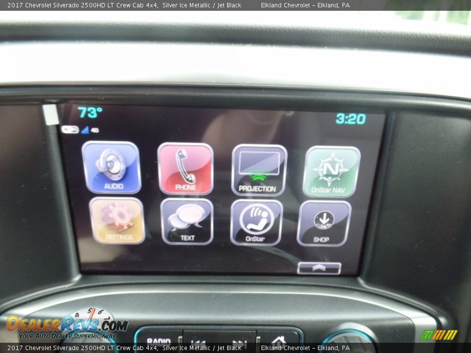 2017 Chevrolet Silverado 2500HD LT Crew Cab 4x4 Silver Ice Metallic / Jet Black Photo #30