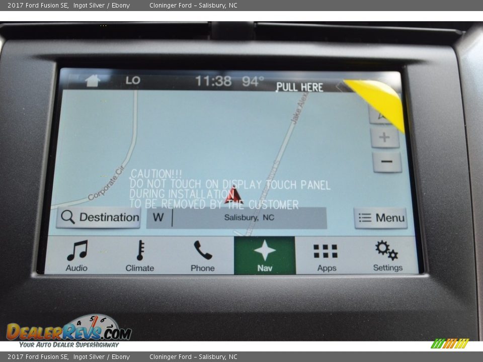 2017 Ford Fusion SE Ingot Silver / Ebony Photo #13