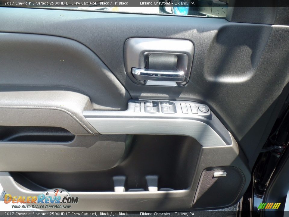 2017 Chevrolet Silverado 2500HD LT Crew Cab 4x4 Black / Jet Black Photo #16