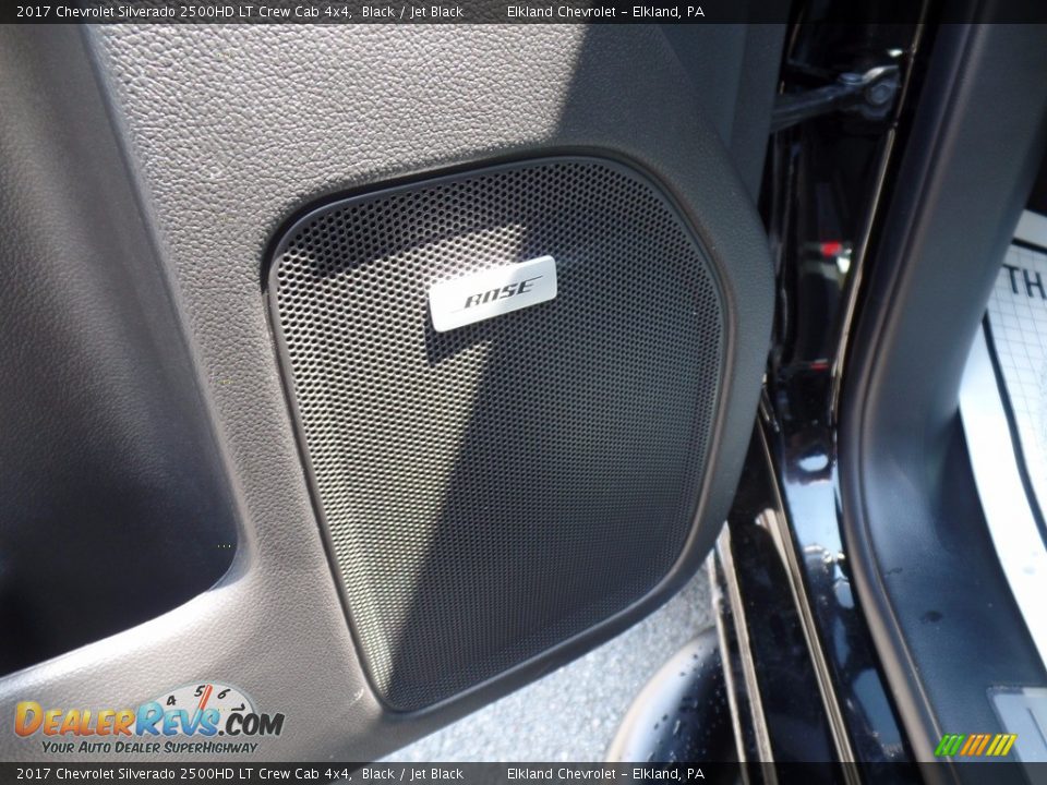 2017 Chevrolet Silverado 2500HD LT Crew Cab 4x4 Black / Jet Black Photo #18