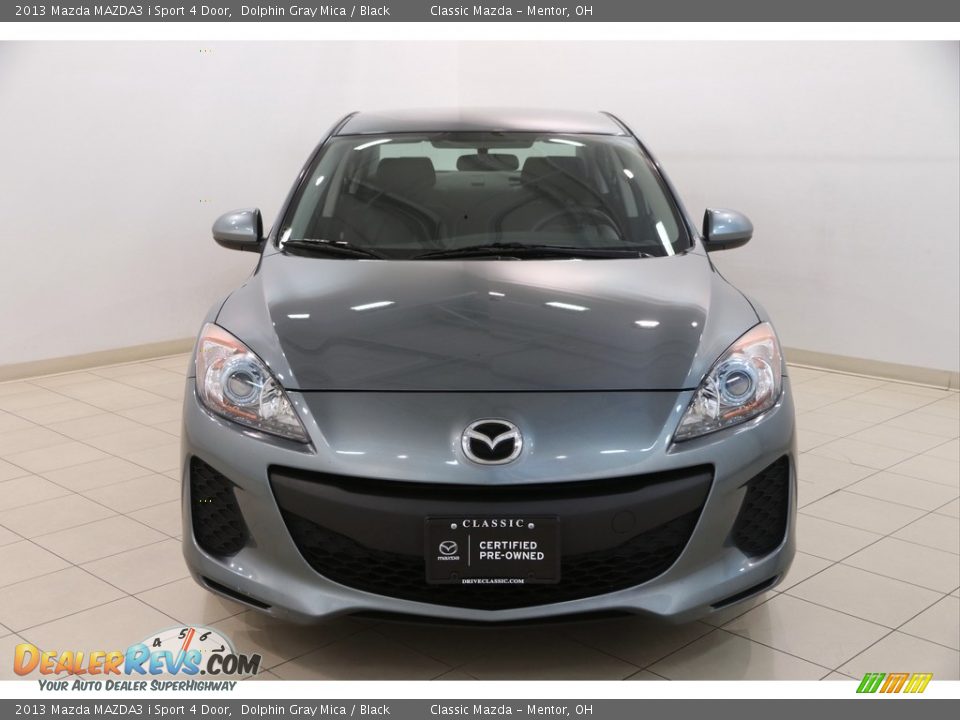 2013 Mazda MAZDA3 i Sport 4 Door Dolphin Gray Mica / Black Photo #2