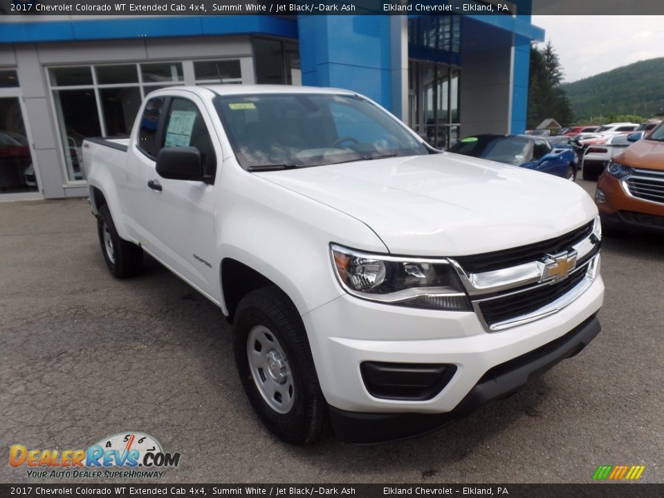2017 Chevrolet Colorado WT Extended Cab 4x4 Summit White / Jet Black/­Dark Ash Photo #1