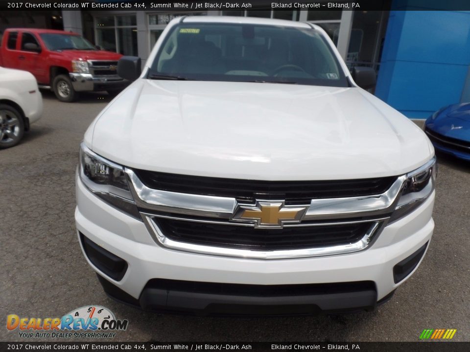 2017 Chevrolet Colorado WT Extended Cab 4x4 Summit White / Jet Black/­Dark Ash Photo #2