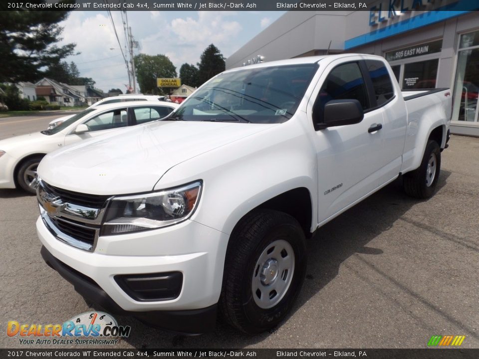 2017 Chevrolet Colorado WT Extended Cab 4x4 Summit White / Jet Black/­Dark Ash Photo #3