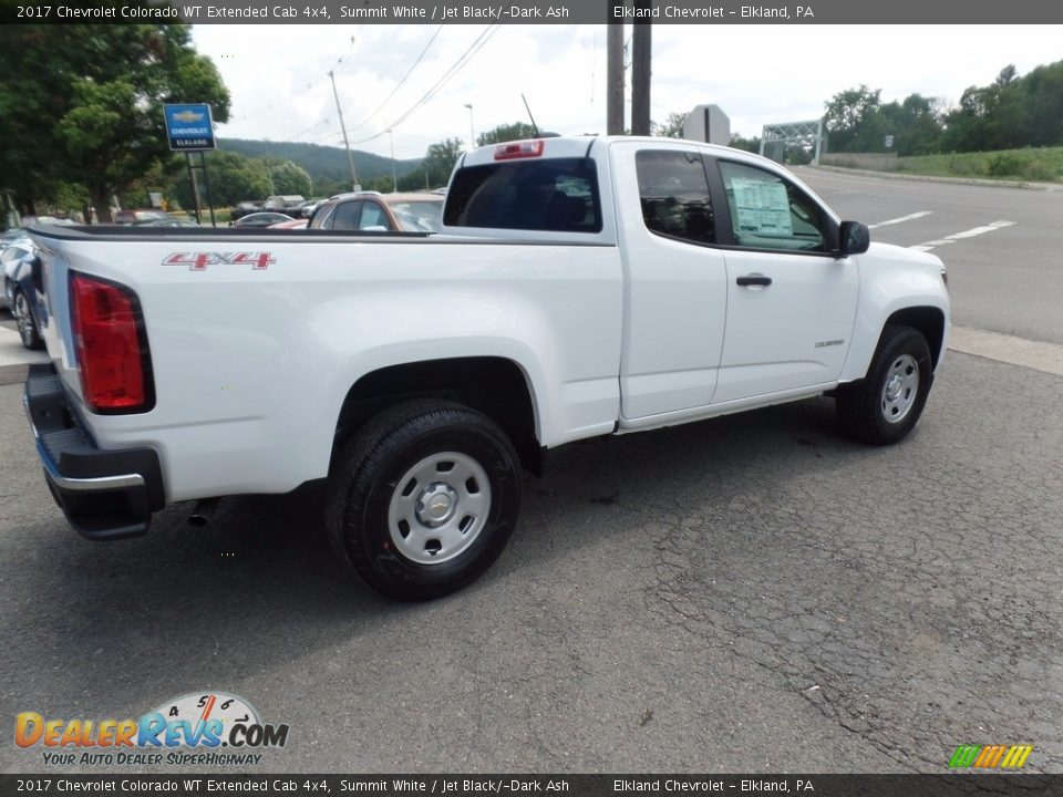 2017 Chevrolet Colorado WT Extended Cab 4x4 Summit White / Jet Black/­Dark Ash Photo #8