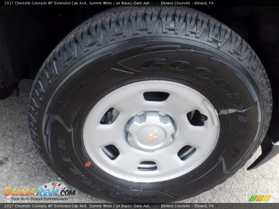 2017 Chevrolet Colorado WT Extended Cab 4x4 Summit White / Jet Black/­Dark Ash Photo #9