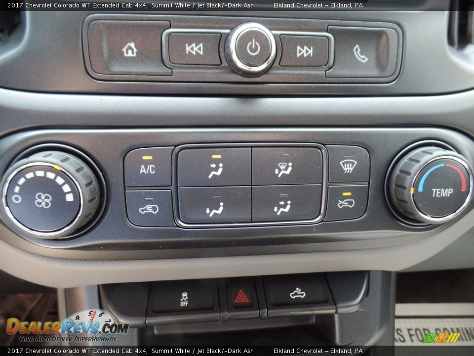 2017 Chevrolet Colorado WT Extended Cab 4x4 Summit White / Jet Black/­Dark Ash Photo #28
