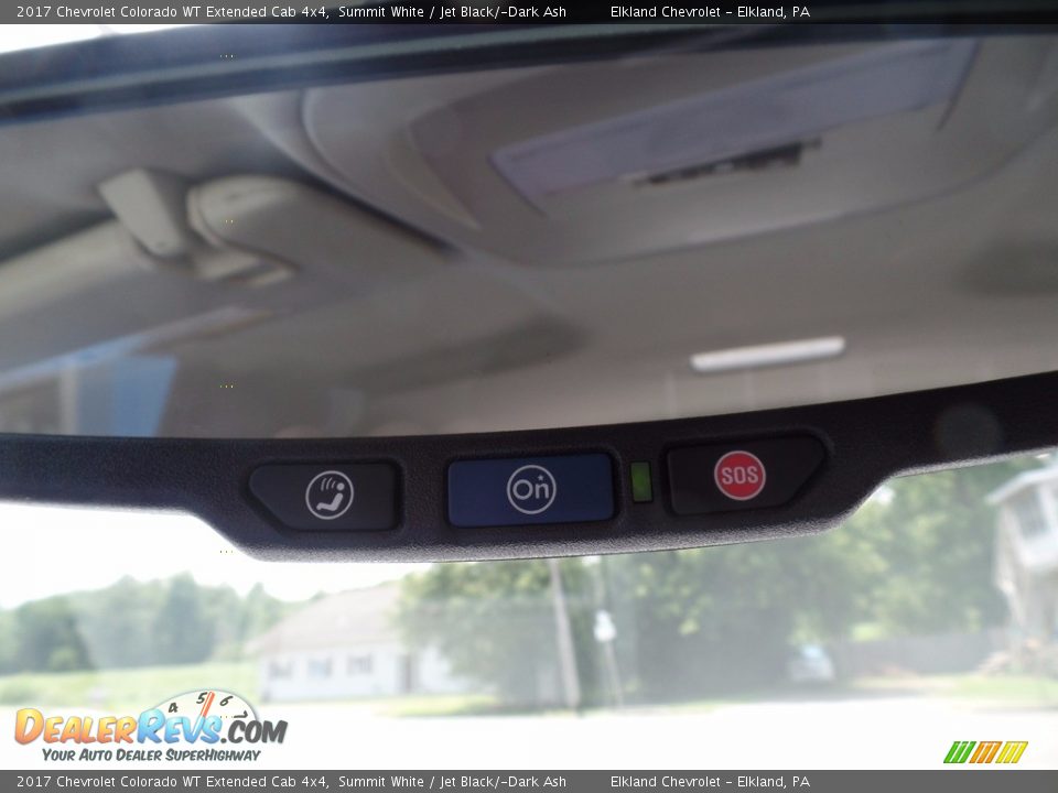 2017 Chevrolet Colorado WT Extended Cab 4x4 Summit White / Jet Black/­Dark Ash Photo #31