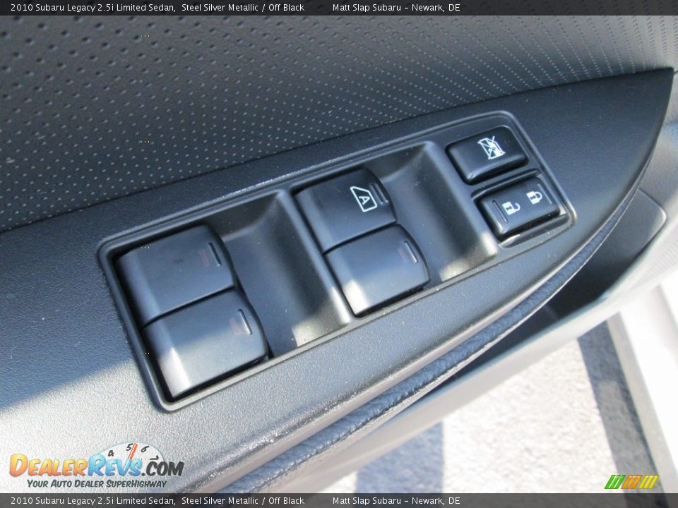 2010 Subaru Legacy 2.5i Limited Sedan Steel Silver Metallic / Off Black Photo #14