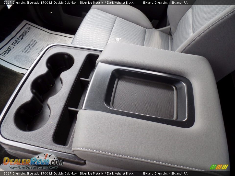 2017 Chevrolet Silverado 1500 LT Double Cab 4x4 Silver Ice Metallic / Dark Ash/Jet Black Photo #32