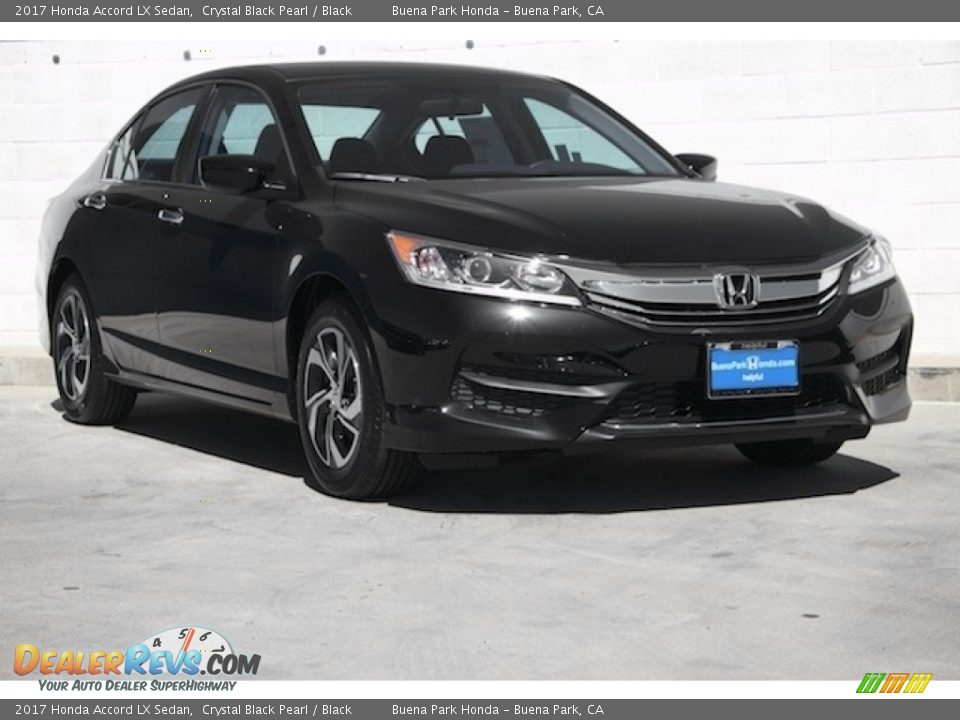 2017 Honda Accord LX Sedan Crystal Black Pearl / Black Photo #1