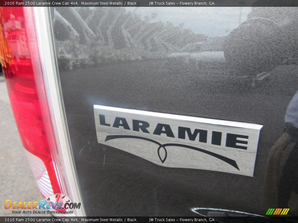 2016 Ram 2500 Laramie Crew Cab 4x4 Maximum Steel Metallic / Black Photo #7