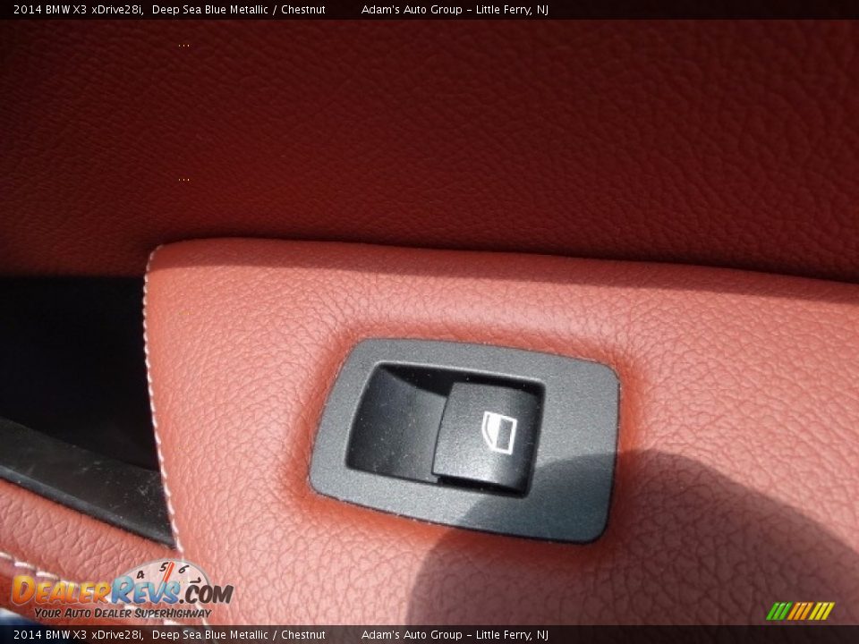 2014 BMW X3 xDrive28i Deep Sea Blue Metallic / Chestnut Photo #13