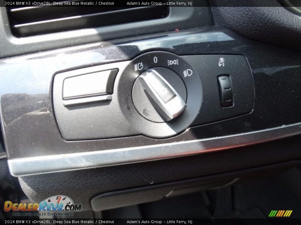 2014 BMW X3 xDrive28i Deep Sea Blue Metallic / Chestnut Photo #22