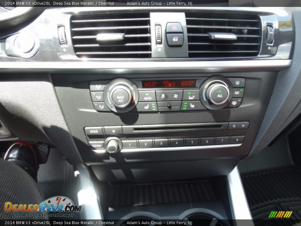 2014 BMW X3 xDrive28i Deep Sea Blue Metallic / Chestnut Photo #27
