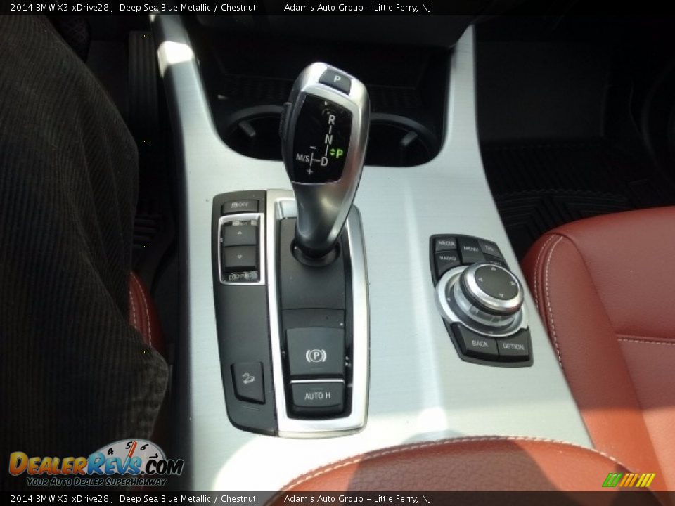 2014 BMW X3 xDrive28i Deep Sea Blue Metallic / Chestnut Photo #28