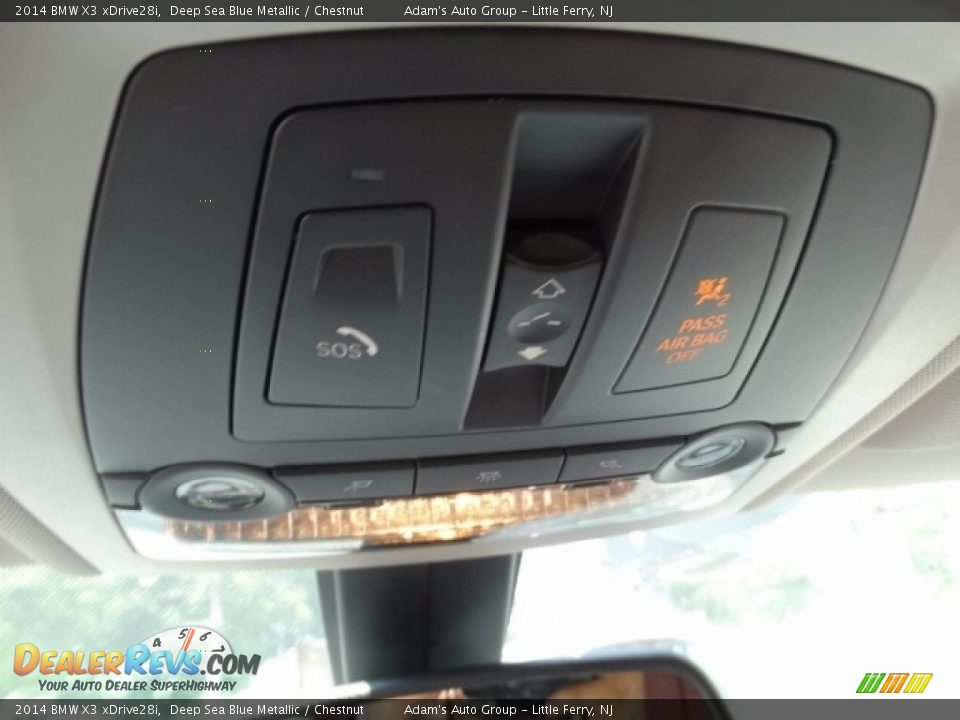 2014 BMW X3 xDrive28i Deep Sea Blue Metallic / Chestnut Photo #29