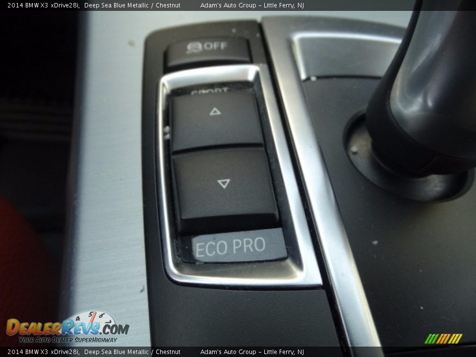 2014 BMW X3 xDrive28i Deep Sea Blue Metallic / Chestnut Photo #31