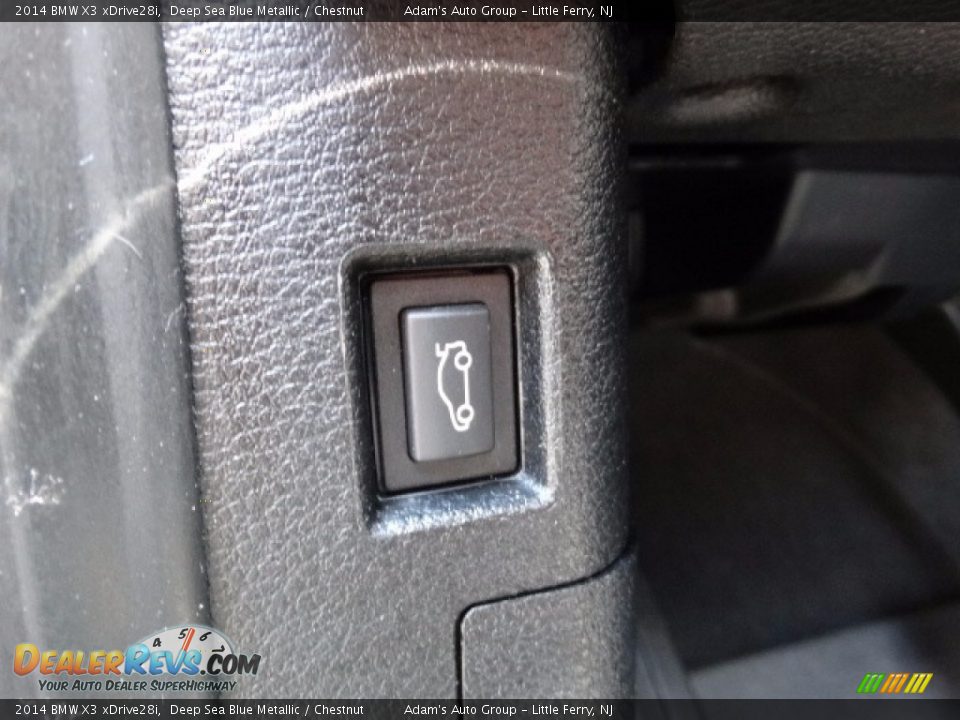 2014 BMW X3 xDrive28i Deep Sea Blue Metallic / Chestnut Photo #33