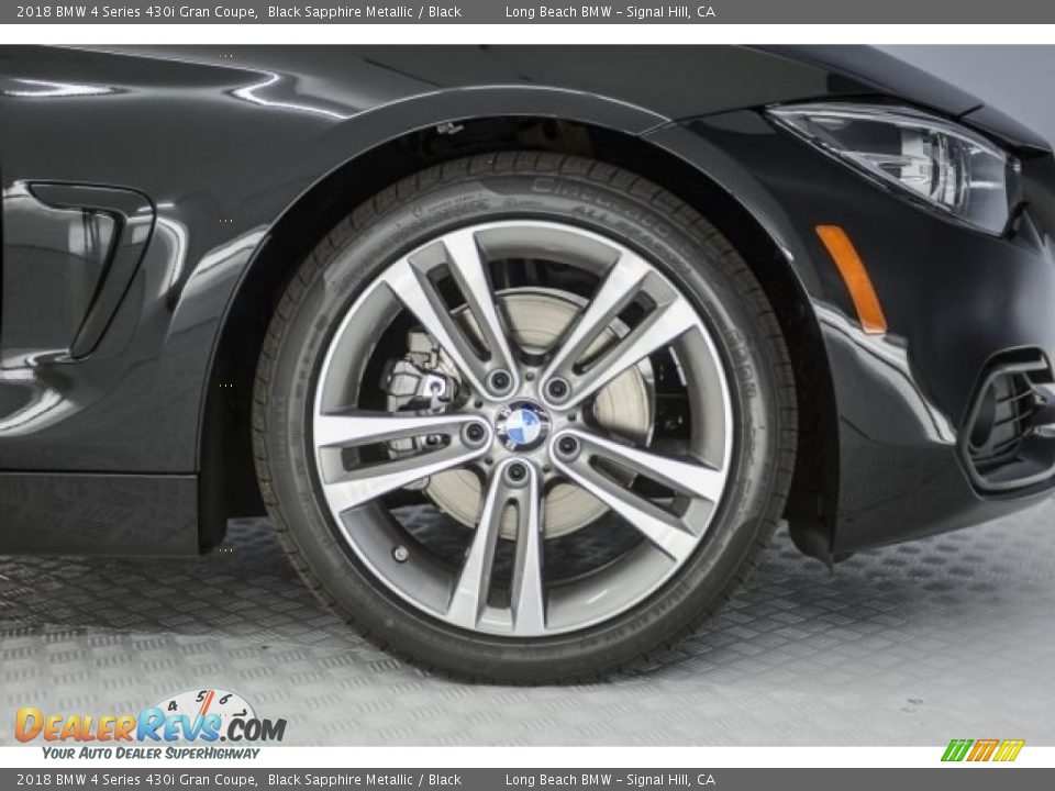 2018 BMW 4 Series 430i Gran Coupe Black Sapphire Metallic / Black Photo #9