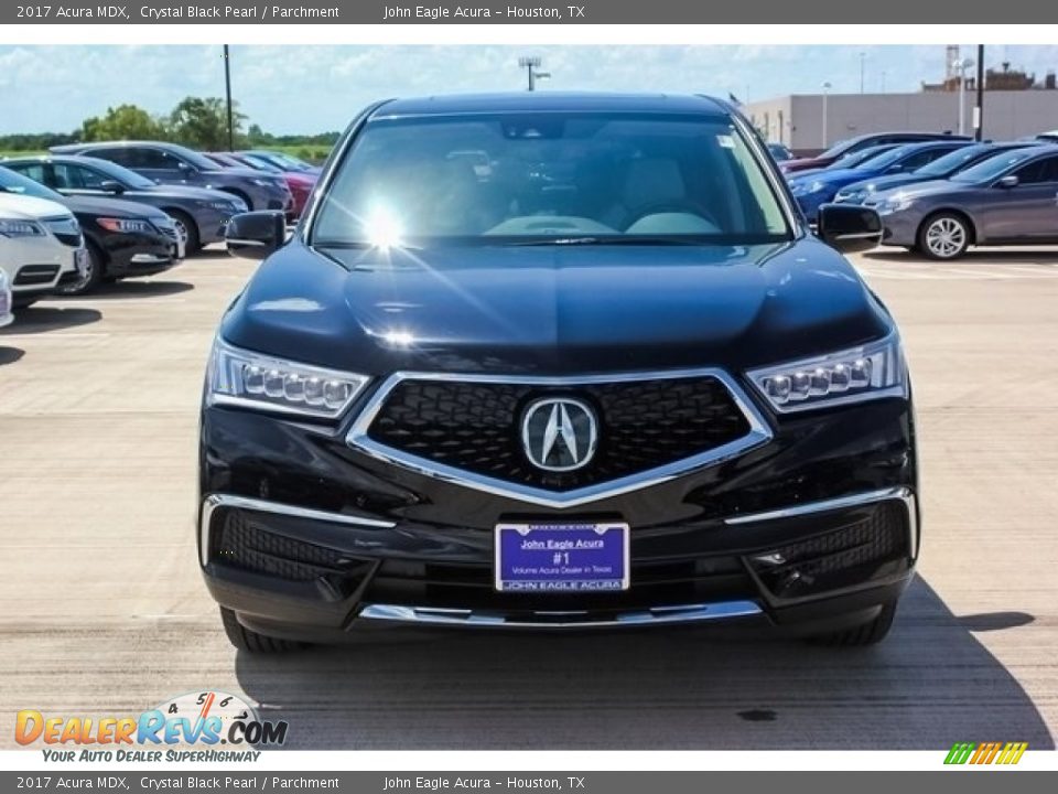 2017 Acura MDX Crystal Black Pearl / Parchment Photo #2