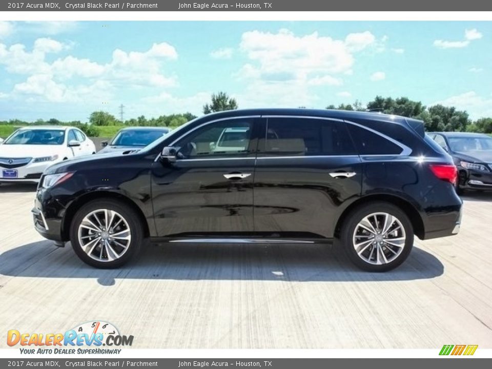 2017 Acura MDX Crystal Black Pearl / Parchment Photo #4