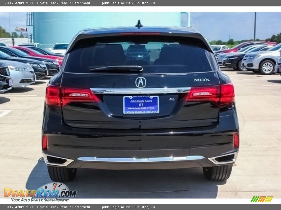 2017 Acura MDX Crystal Black Pearl / Parchment Photo #6