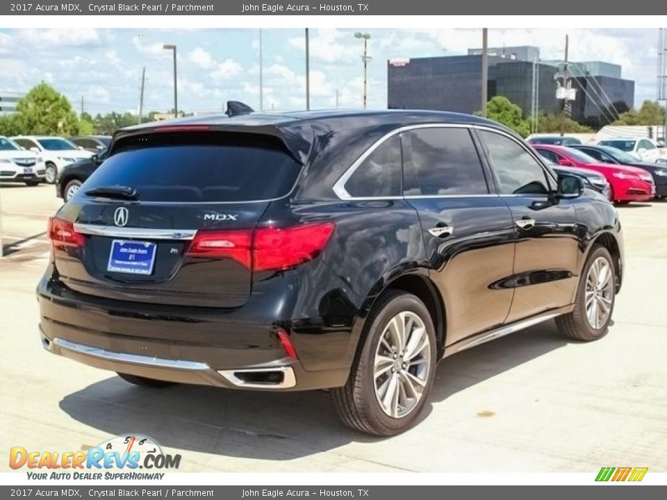2017 Acura MDX Crystal Black Pearl / Parchment Photo #7