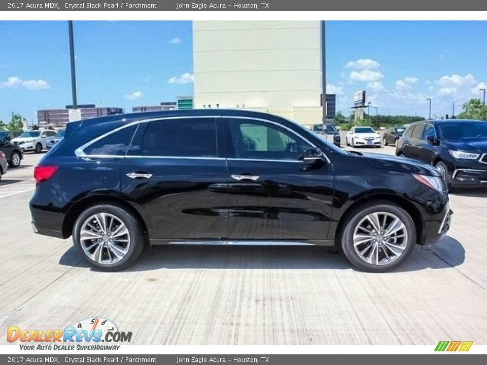 2017 Acura MDX Crystal Black Pearl / Parchment Photo #8
