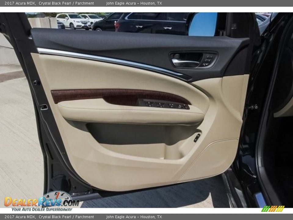 2017 Acura MDX Crystal Black Pearl / Parchment Photo #21