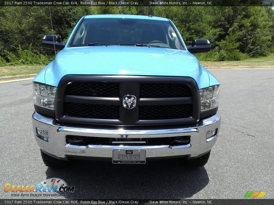 2017 Ram 2500 Tradesman Crew Cab 4x4 Robin Egg Blue / Black/Diesel Gray Photo #3