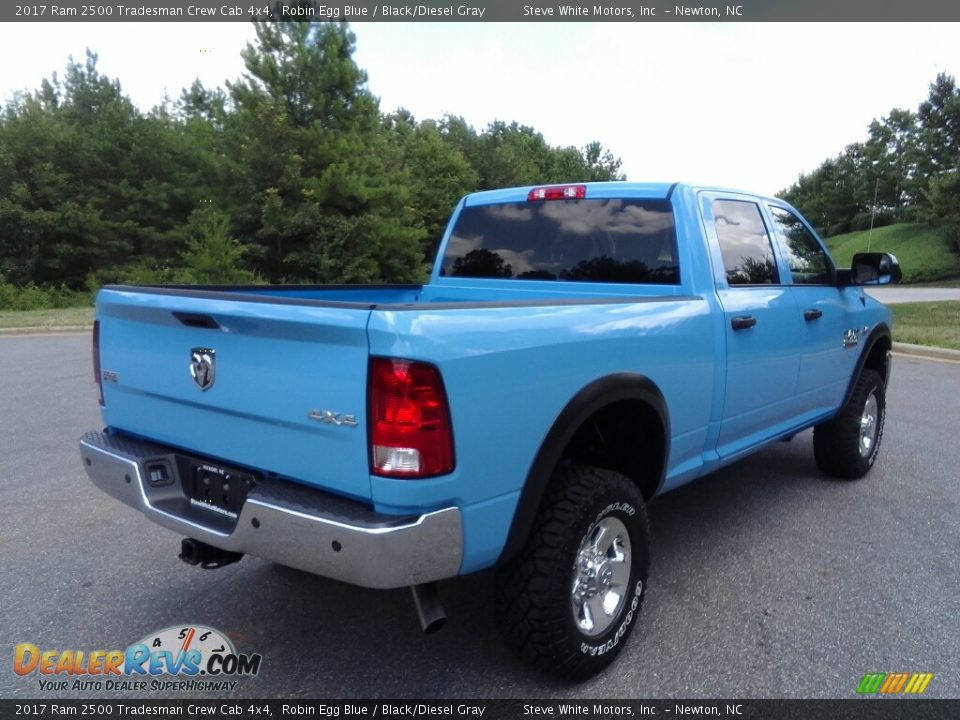 2017 Ram 2500 Tradesman Crew Cab 4x4 Robin Egg Blue / Black/Diesel Gray Photo #6