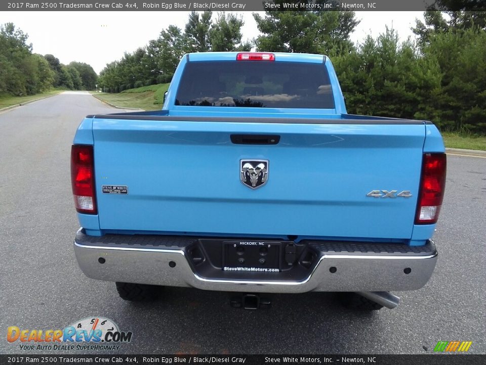 2017 Ram 2500 Tradesman Crew Cab 4x4 Robin Egg Blue / Black/Diesel Gray Photo #7