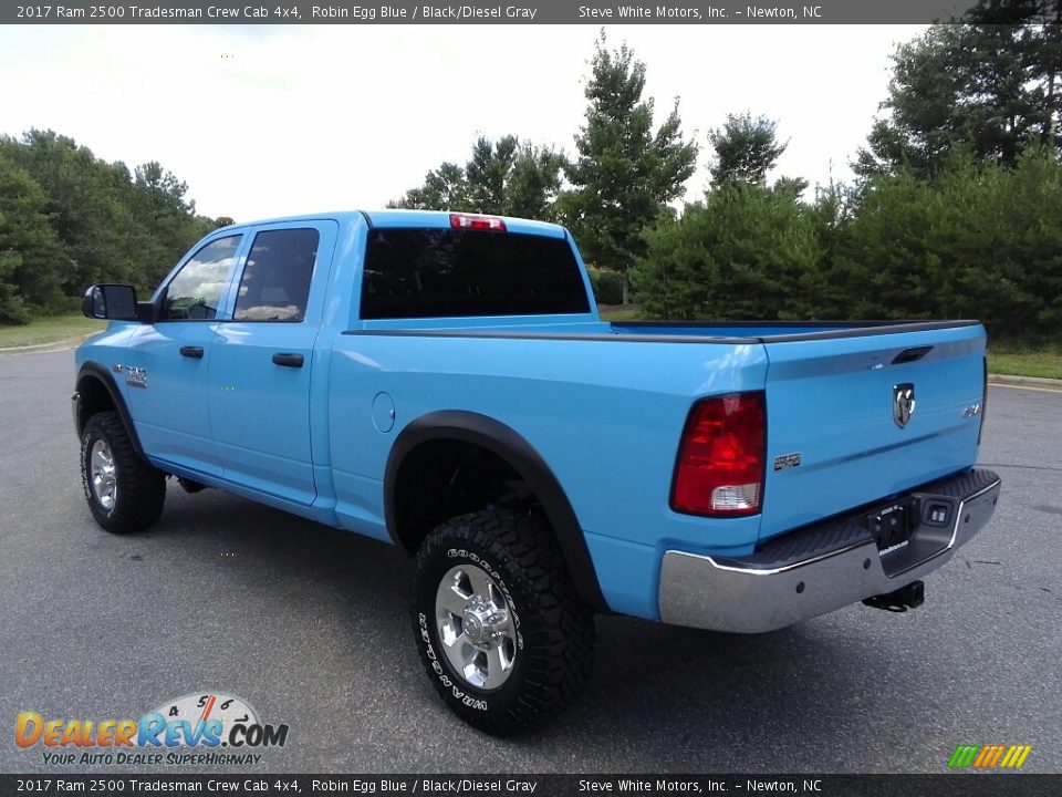 2017 Ram 2500 Tradesman Crew Cab 4x4 Robin Egg Blue / Black/Diesel Gray Photo #8