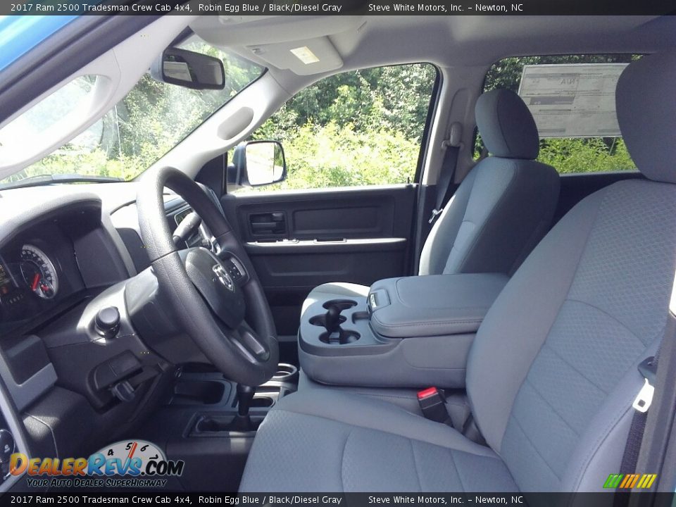 2017 Ram 2500 Tradesman Crew Cab 4x4 Robin Egg Blue / Black/Diesel Gray Photo #10