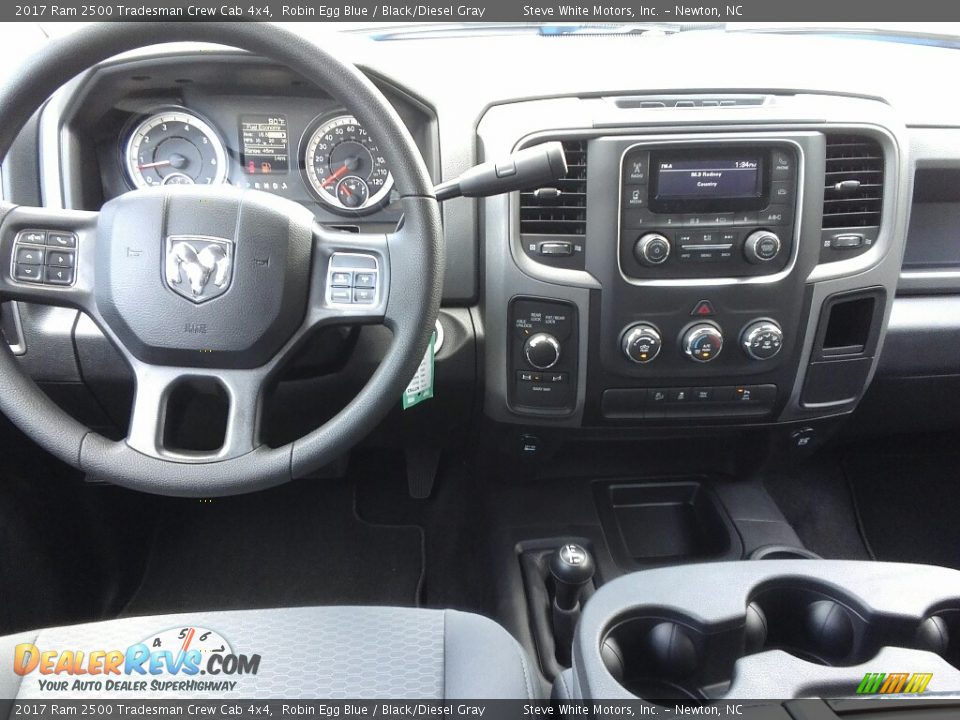2017 Ram 2500 Tradesman Crew Cab 4x4 Robin Egg Blue / Black/Diesel Gray Photo #15