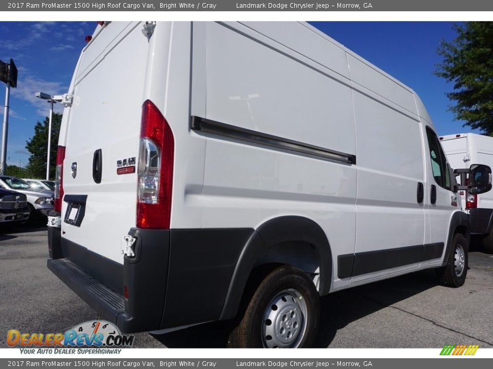 2017 Ram ProMaster 1500 High Roof Cargo Van Bright White / Gray Photo #3