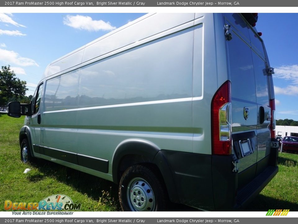 2017 Ram ProMaster 2500 High Roof Cargo Van Bright Silver Metallic / Gray Photo #2