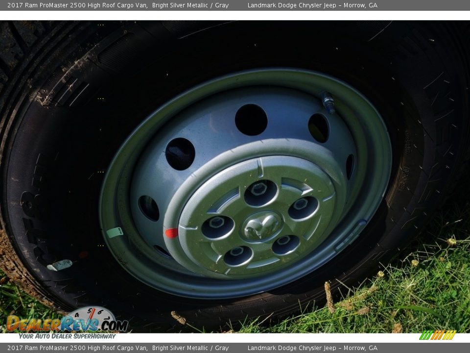 2017 Ram ProMaster 2500 High Roof Cargo Van Bright Silver Metallic / Gray Photo #5