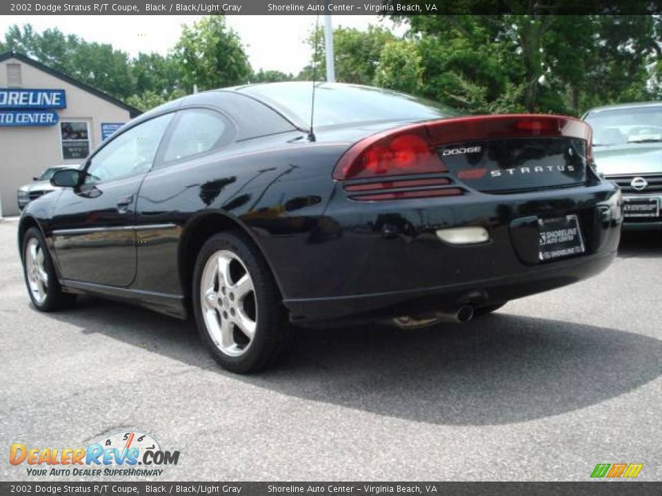 2002 Dodge Stratus R/T Coupe Black / Black/Light Gray Photo #4