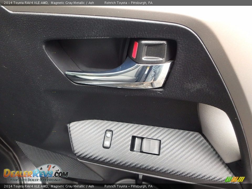 2014 Toyota RAV4 XLE AWD Magnetic Gray Metallic / Ash Photo #11