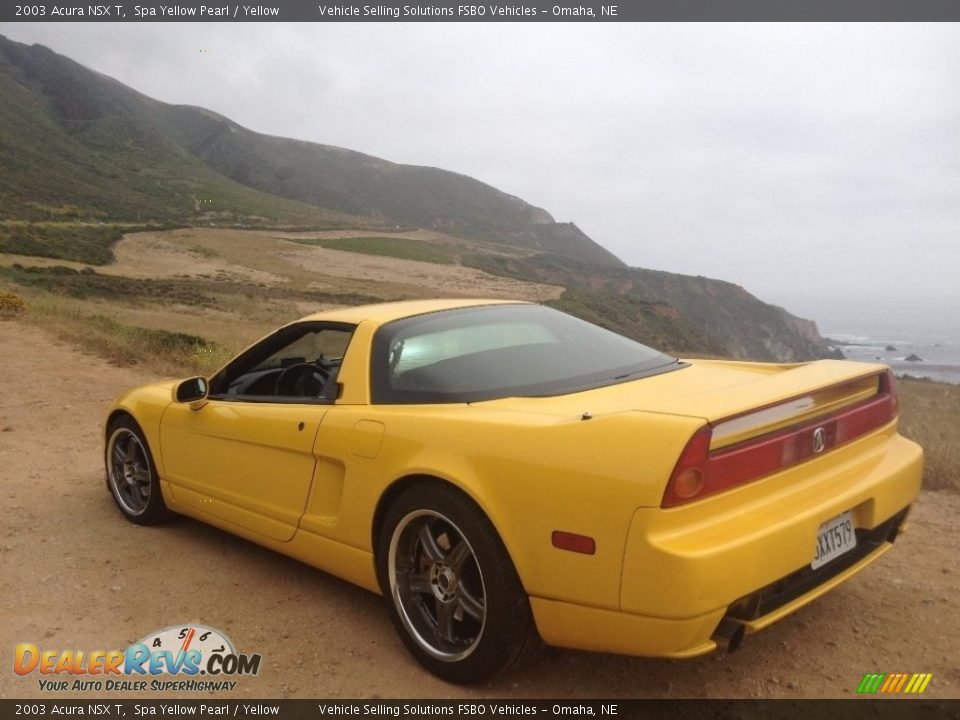 2003 Acura NSX T Spa Yellow Pearl / Yellow Photo #4